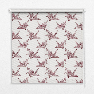 Roleta okienna Łabędzie origami