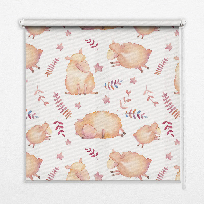 Roleta okienna Owce wśród gwiazd