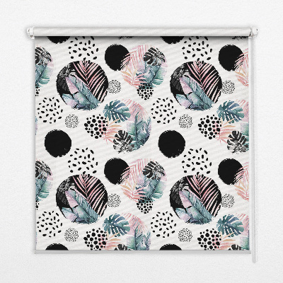 Roleta na okno Koła i liście