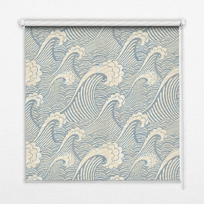 Roleta na okno Fale wodne