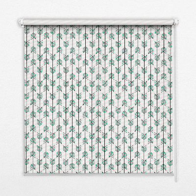 Roleta wewnętrzna Drobny wzór jodełka