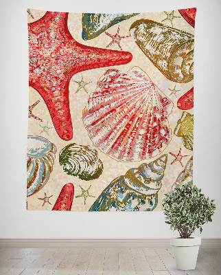 Plakat tekstylny Muszla