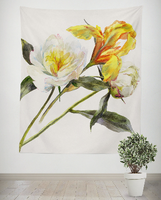 Plakat tekstylny Bukiet kwiatów