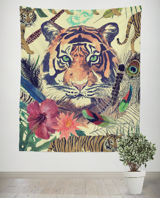 Plakat tekstylny Tygrys